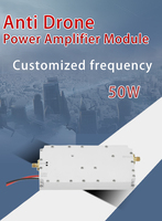 Module amplificateur de puissance FPV haute fréquence GaN Lora pour drone, bande large personnalisable 50W 5100-6000MHz