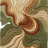 Tapis en laine tissé à la main AUTOVI, grand format, couleur unie, moderne, en peluche, pour salon, chambre, salle à manger, maison