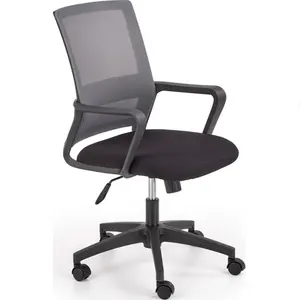 Ayarlanabilir taban sıcak satış yönetici ergonomik file kumaş ile Modern ofis koltuğu nefes rahat ziyaretçi sandalyesi