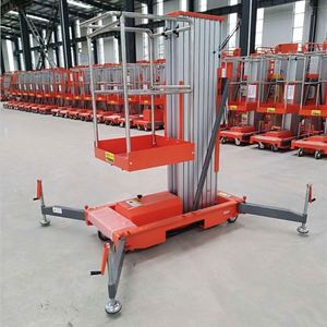 4-16M Mast Electric Aluminium Electric Ladder Lift <b>Portable</b> Aluminum Vertical Hydraulic Vertical Ladder Mobile Single Lift - Product Image 2