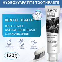 Dentifrice blanchissant OEM personnalisé à base de xylitol et de probiotiques, nano-hydroxyapatite, pour une haleine fraîche, hydroxyapatite 7.5