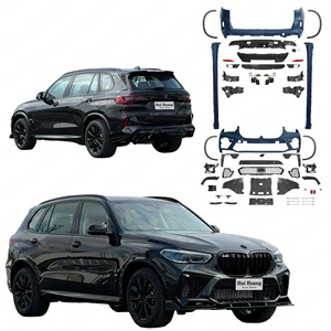 Nouvelle conception modifiée en calandre X5M, lèvre avant et arrière, jupe latérale, pare-chocs, kit carrosserie pour BMW X5 G05 2019-2022 - Product Image 1