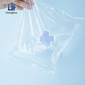 Chenghua Double-Ribbed Transparent Pe Food Storage Bag With Logo Printing For <b>Refrigerator</b> Snacks Fruits Vegetables - Product Image 1