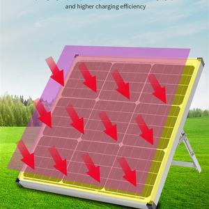 Bombilla solar para exteriores de 300W, <span class=keywords><strong>luces</strong></span> <span class=keywords><strong>solares</strong></span> para jardín <span class=keywords><strong>interior</strong></span>, luz de techo solar para techo <span class=keywords><strong>interior</strong></span> con panel solar de control remoto - Product Image 2