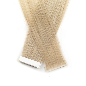 Extensions de cheveux de qualité supérieure, en cheveux humains Remy, lisses et soyeux, double épaisseur, cuticules alignées, cheveux bruts non traités - Product Image 1