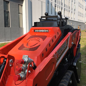 Minicargadora Tovisen V1000 con Motor Diésel Kubota, Cargadora de Orugas Pequeña con Alto Flujo Hidráulico para Jardinería - Product Image 6