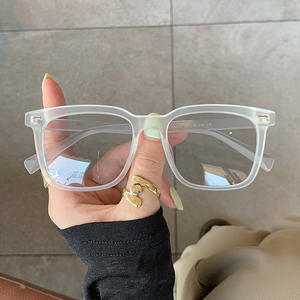 Gafas de Sol Cuadradas Transparentes Qianai Tr90 con Lentes de PC Uv400 Tipo 3 Unisex - Product Image 1