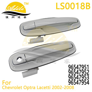 ฝาครอบมือจับประตูอะดิลีพลาสติกสีขาวโลหะ LS0018B สำหรับเชฟโรเลต ออพตร้า ลาเชตติ 2002-2008 - Product Image 1