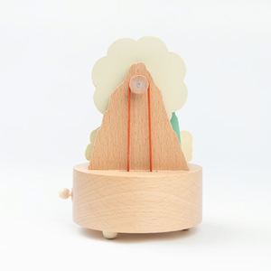 Boîte à musique en bois naturel Bluebird, cadeau d'anniversaire exquis pour les amoureux, les amis et les enfants - Product Image 2