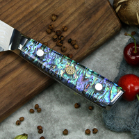 Ensemble de couteaux de cuisine Yang Jiang en acier Damas inoxydable avec manche en nacre