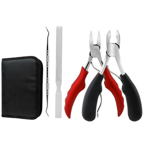 Stainless Steel Nail Clipper Set 4 Piece Ingrown Toenail Trimmer Scissors Art Tools For Adults Home Use - Product Image 3