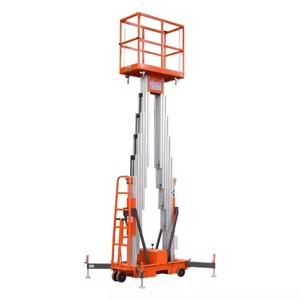 Indoor Use Aluminum Electric <b>Ladder</b> Lift <b>Platform</b> 10m CE Approved High Load Moment 380kg for Shopping Mall Repairs and Cleaning - Product Image 3