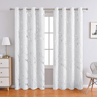 Rideaux occultants en tissu noir et or, style moderne et luxueux, pour la décoration de la maison, chambre à coucher, salon