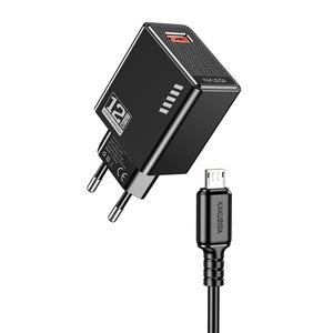 Kakusiga <b>Micro</b> <b>Usb</b> Charger 5V 2.4A 12W Black Wall <b>Adapter</b> For Mobile Devices - Product Image 1