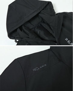 Parka da Uomo Lunghi Invernali Impermeabili e Antivento, Piumini Imbottiti Spessi in Cotone Trapuntato con Cappuccio Removibile - Product Image 6