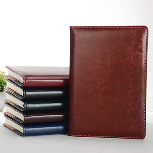 Wholesale logo Emboss Pu Leather Journal Soft Cover Custom Logo <b>A5</b> A6 A7 Stitched <b>Notebook</b> With <b>Lined</b> Printing - Product Image 3