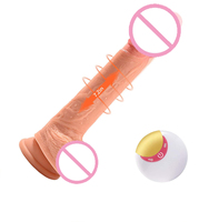 Consolador realista para mujeres, consolador de silicona de 8 pulgadas, con calefacción automática y potentes vibraciones