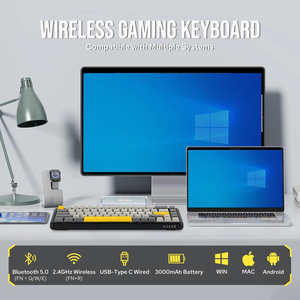 Teclado mecánico para juegos AJAZZ AK680 Maximum, cableado, RGB, con tasa de sondeo de 8k, interruptores magnéticos intercambiables en caliente. - Product Image 4