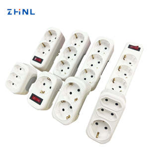 Adaptador de Enchufe Universal de Impacto para la UE, Convertidor de Enchufe Francés/Alemán de 2 Pines, 16A 250V, Nuevo - Product Image 2