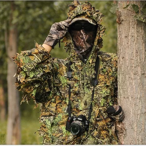 Roupa De Caça Camuflada, 2 Cores, Ghillie, Conjunto De Roupa De Camuflagem  Para Sniper, Uniforme De Airsoft Militar - Conjuntos Masculinos - AliExpress