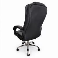 Chaise de bureau de direction moderne en cuir PU noir à dossier haut, pivotante, vente en gros d'usine, acceptation OEM