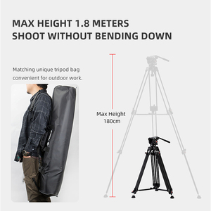 <span class=keywords><strong>Fotopro</strong></span> Buen Precio Aluminio Plegable Extensible Estirable DV Video Fotografía Soporte Trípode - Product Image 2