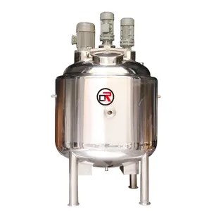 High quality heated double jacket stainless steel mixing tank used in food and chemical area