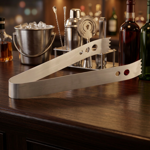 Stainless Steel Ice Tongs 200 Mm Minimalist <b>Bar</b> <b>Tools</b> Durable Handle - Product Image 3