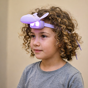 Lampe <span class=keywords><strong>frontale</strong></span> LED rechargeable en silicone en forme de lapin pour enfants, cadeau mignon et créatif, idéale en cas d'urgence - Product Image 3