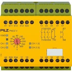 Pilz PNOZ V Safety <b>Relay</b> 774790 24VDC 3n/o 1n/c 1n/o Chassis Mount Screw Terminal - Product Image 1