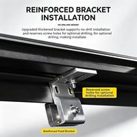 Couverture de benne rigide rétractable pour Ford F150, étanche et verrouillable, pour la modification de la benne de pick-up