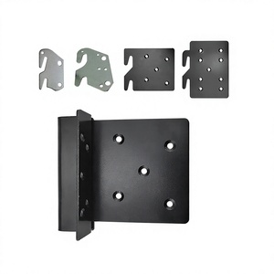 Soportes <span class=keywords><strong>para</strong></span> Camas de Plástico Modernos y Sencillos al por Mayor, Accesorios Pequeños, Ganchos Negros <span class=keywords><strong>para</strong></span> Cama, Ganchos Dobles Estampados con Orificio <span class=keywords><strong>para</strong></span> Ranura - Product Image 1