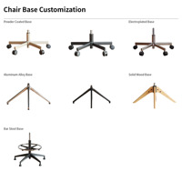 Chaise de bureau ergonomique moderne et réglable, chaise de direction ergonomique de luxe en maille pour le bureau