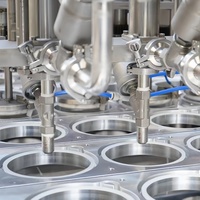 Machine automatique de remplissage et de scellage de gobelets pour beurre de cacahuète, yaourt, eau, jus – Équipement de remplissage et de scellage de gobelets en plastique pour usine alimentaire