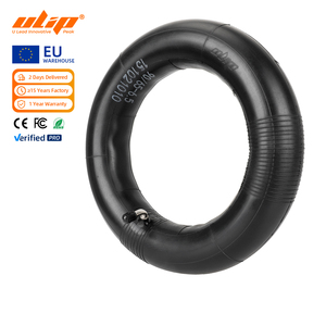 Chambre à air renforcée Ulip 90/65-6.5 pour scooter avec valve anti-fuite orientée à 90 degrés vers l'extérieur, 11 pouces, en caoutchouc naturel - Product Image 1