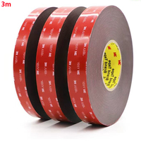 Ruban adhésif double face 3M VHB 5952 de 1,1 mm x 3 m, ruban de montage haute résistance 2 po x 36 pi, ruban adhésif double face en mousse acrylique 3M 5952