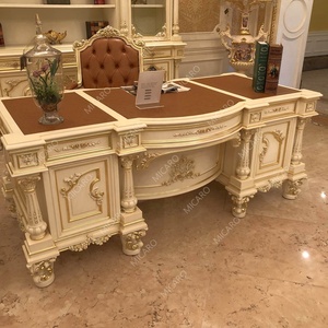 Muebles de Oficina Clásicos Franceses de Lujo, Madera Maciza para <span class=keywords><strong>Sala</strong></span> de <span class=keywords><strong>Estudio</strong></span> - Product Image 3
