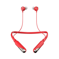 Untuk Headset olahraga Bluetooth dengan indikator baterai LED dan fitur Noise Cancelling earphone Neckband untuk gaya hidup aktif