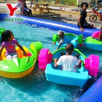 Enfants et famille taille été eau amusant jeu en plastique main pagaie bateau à rames eau pagaie bateaux à vendre