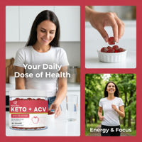 Qbioflex OEM Gummies au vinaigre de cidre de pomme pour la perte de poids, compléments minceur Keto ACV, gummies brûle-graisses pour femmes