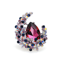 Moderne Antique Imitation Petit Design Cristal Guirlande Broche Attrayant Corsage Pin Costume Accessoires pour Femmes Europe Unie