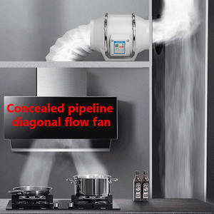 मूक इलेक्ट्रिक गेंद असर नलिका औद्योगिक धुआँ 100 मिमी 125 मिमी 150 मिमी 200 ओम/ओडम अनुकूलन योग्य - Product Image 4