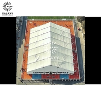 Tente de tennis gonflable portable Galaxy 20x30 30x50 40x60 en tissu grand format avec polyester enduit de PVC et imperméable