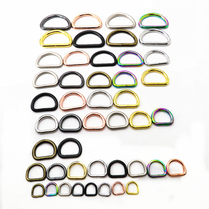 Hebillas de Aleación Personalizadas de 10-38MM, Anillas en D, Accesorios para Bolsos, Correas para Bolsos, Anilla Metálica en D para Collares de Perro - Product Image 1