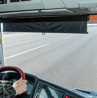 Pare-soleil de pare-brise avant haut de gamme pour voiture, film de protection solaire pour vitres, blocage UV ultime, élimination de la chaleur, en plastique, ajustement universel pour