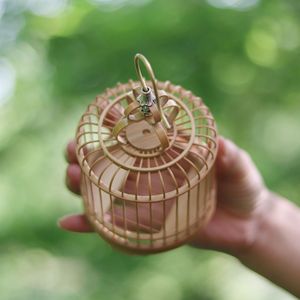 Handmade Bamboo Cricket Cage Polished Natural Decorative Insect Cage For Home Decoration Personal Gift - Product Image 4