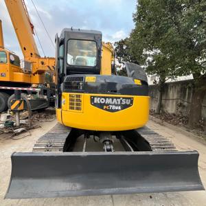 รถขุดตีนตะขาบ Komatsu PC70-8 ของแท้จากญี่ปุ่น สภาพ 90% ใหม่ ใช้งานแล้ว พร้อมเครื่องยนต์ มอเตอร์ เกียร์ และส่วนประกอบหลัก รุ่นปี 2021 - Product Image 3