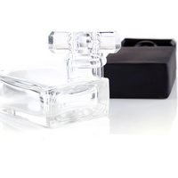 Flacons compte-gouttes en verre rectangulaires noirs 15ml 30ml 100ml pour huiles essentielles et parfums, imprimés sur carton