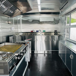 Color Design Food Trailer Fully Equipped Food Truck Movable Kitchen Customized Style Popular Used <b>for</b> Sale - Product Image 5