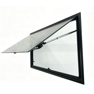 Ventana Abatible para Autocaravana de 900*500mm, Precio de Mayoreo Más Bajo, Montaje Empotrado en Ángulo Recto, con Mosquitera y Persiana - Product Image 4